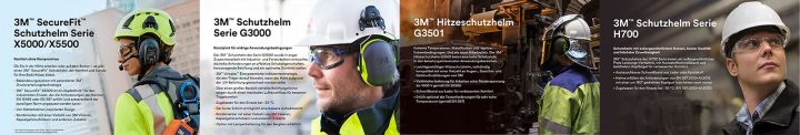 Keyfacts zu den Schutzhelm-Serien von 3M