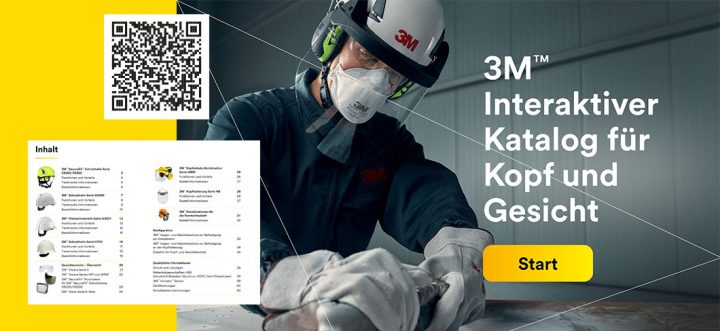 3M interaktiver Katalog für Kopf und Gesicht